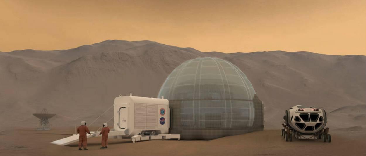 La première maison sur Mars