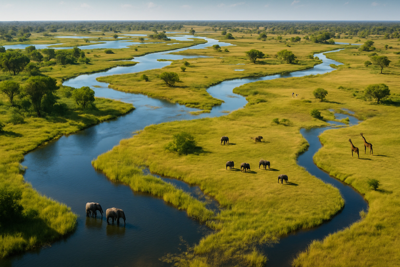 Delta de l’Okavango (Botswana)