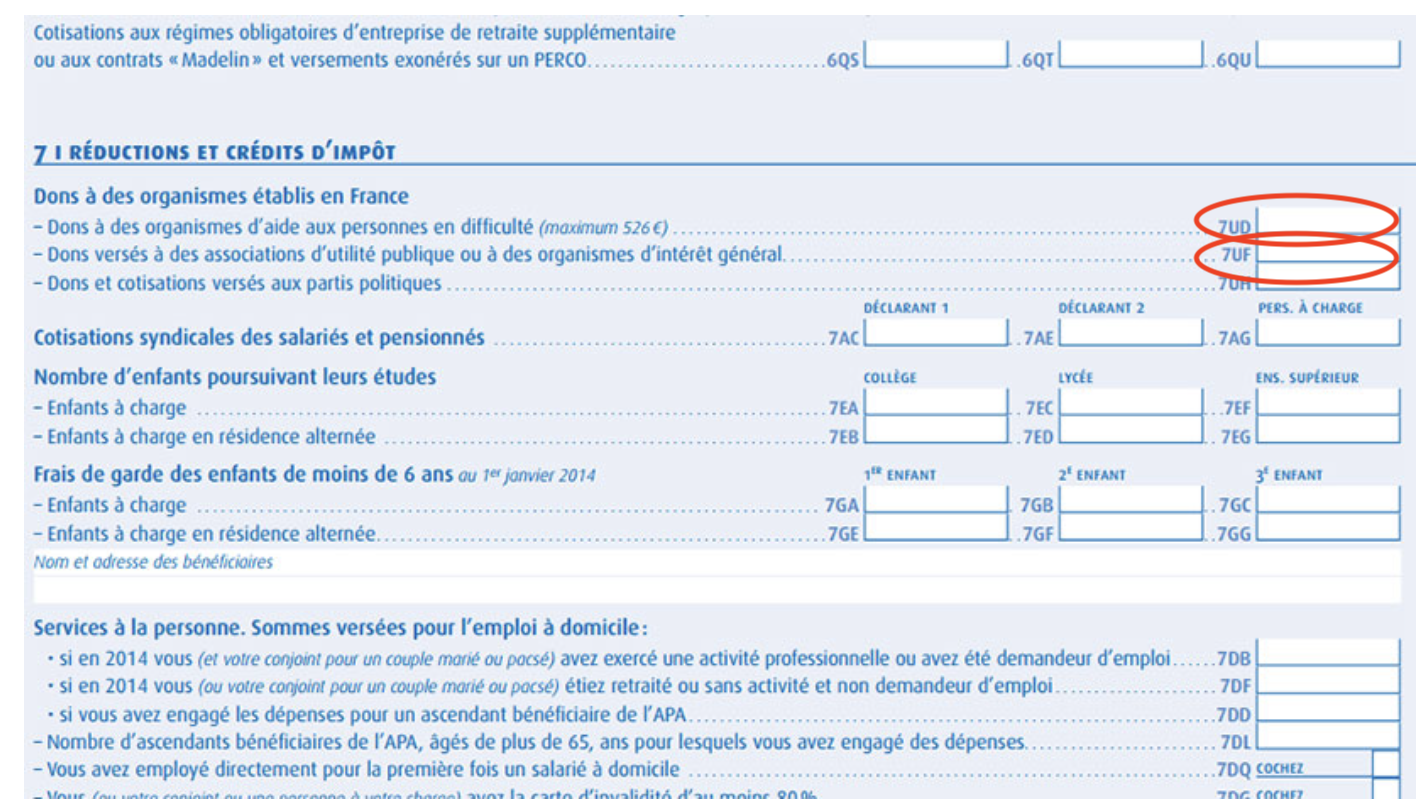 impôts 2021