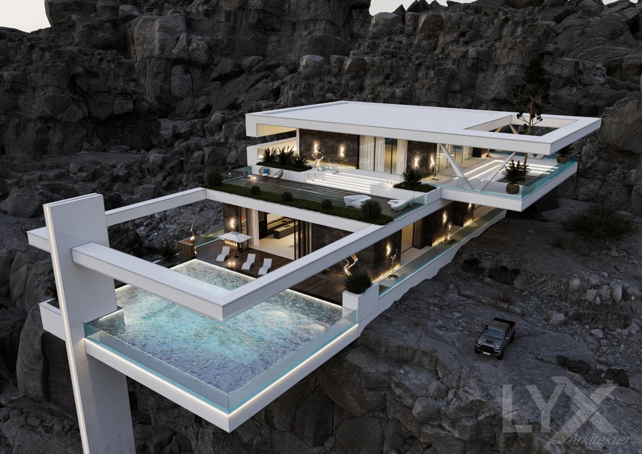 Villa Rock Cubes, Dubaï